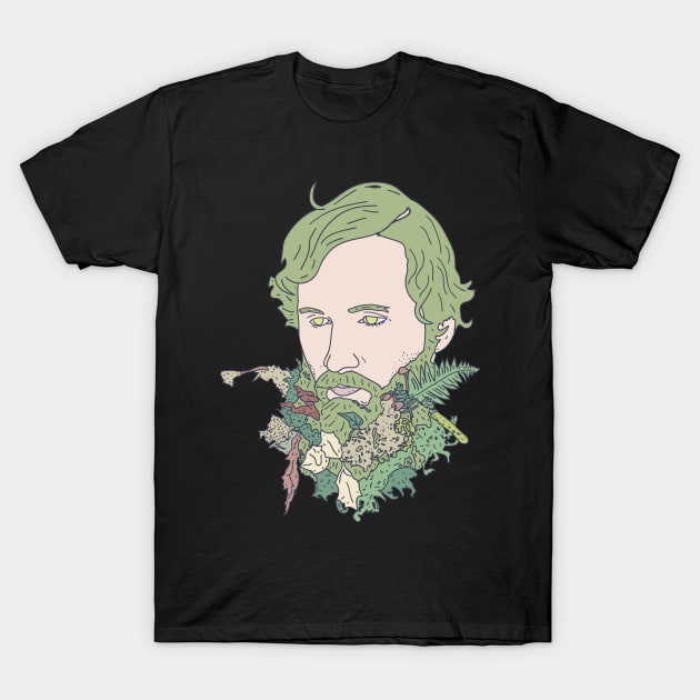 Swamp Person - Green Beard - Marshland T-Shirt by DeWinnes